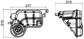 YEDEK SU DEPOSU AUDI A6 05-11 BLB-BRE - MAHLE CRT20000S