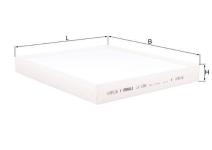 POLEN FILTRESI Cabin air filter element - MAHLE LA1399