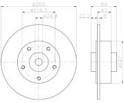 ARKA FREN DISK TK. - MAIS 432007595R