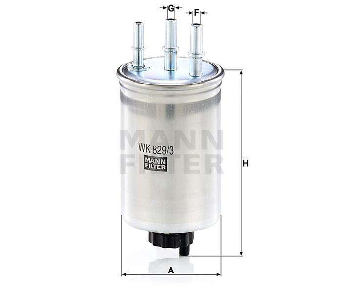 Mazot Filtresi Mondeo İii 2.0tdci/2.2tdc Bong - MANN WK829/3