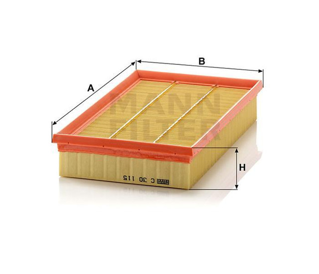 Hava Filtresi Jaguar Stype 2.5 3.0 4.2 2.7d 20 - MANN C30115