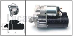 MARS MOTORU 12V 10 DIS 1.1KW R19 MEGANE R9 Y - LUCAS LES0301