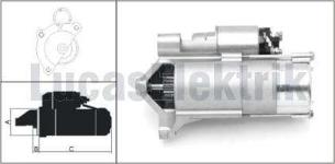 MARS MOTORU 12V/1.6kW/11DIS CITROEN BERLINGO - LUCAS LES0187