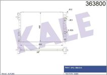 SU RADYATORU BRAZING OPEL OMEGA B 2.5/3.2 V6 0 - KALE 363800