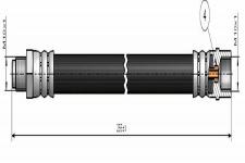 FREN HORTUMU ARKA MERCEDES W168 W169 W245 VA - CAVO C900676A