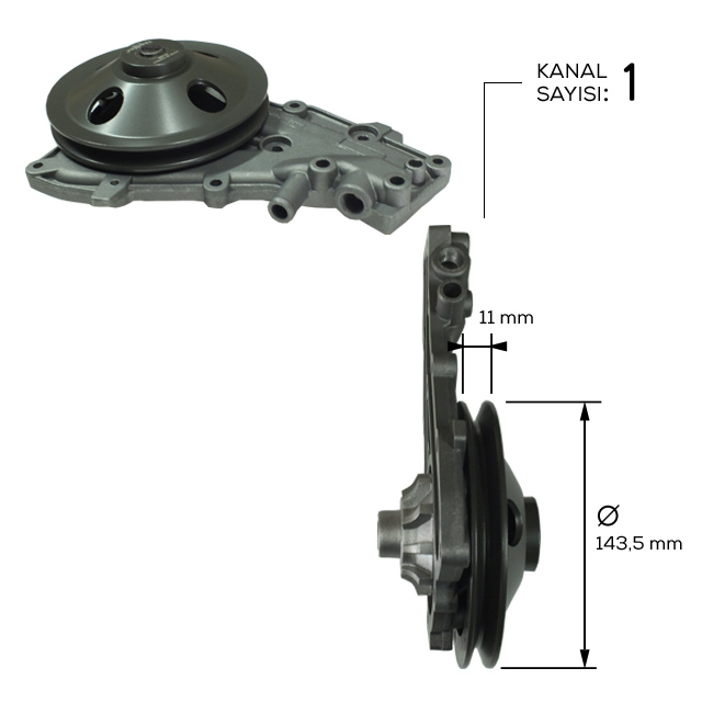 Devirdaim R9-r11-r19 1400 - - NETEX WP 30550