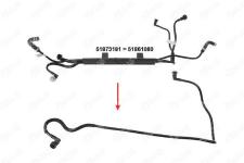 YAKIT HORTUMU FIAT YENI DOBLO 1.3 MULTIJET BRA - IBRAS 14615