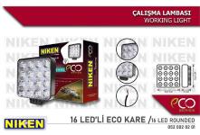 KARE GERI VITES/CALISMA LAMBASI ECO 16 LE - NIKEN 0520020201