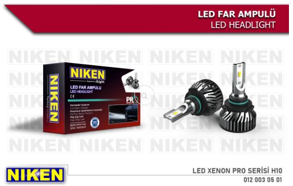AMPUL LED XENON PRO SERISI H10 - NIKEN 0120030501