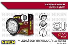 YUVARLAK GERI VITES/CALISMA LAMBASI ECO 9 - NIKEN 0520020301