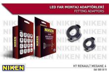 LED FAR MONTAJ ADAPTORU H7 RENAULT MEGANE - NIKEN 0610010111