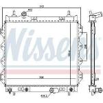 Motor Radyatoru Chrysler Cruiser 00-10 - NISSENS 61002