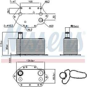 Yag Sogutucu Bmw E46 E90 E91 E92 E93 E60 Lci E65 M57 N 3.0d - NISSENS 90905