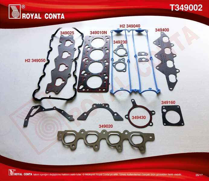 MOTOR TAKIM CONTASI KECESIZSUBAPLASTIKSIZ SC - ROYAL T349002