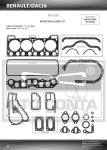 MOTOR CONTA TAKIMI RENAULT R9 1.4 BENZINLI - OC 40103001