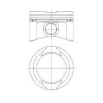PISTON SEGMAN 0.40 1.2 8V PALIO ALBEA 70.8 - YENMAK 4285-040