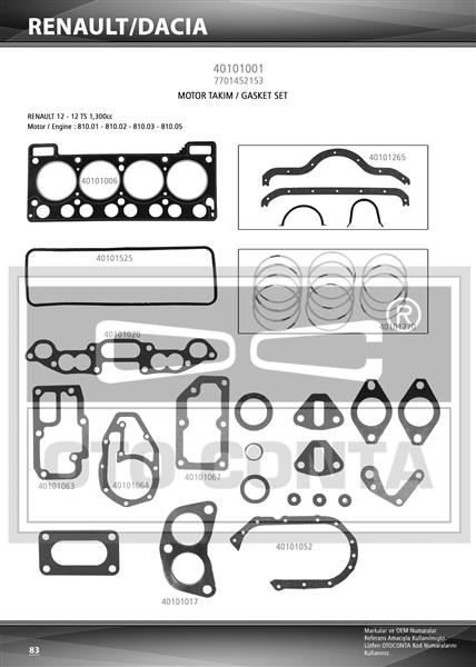 MOTOR TAKIM CONTA R12 1.3 - OTOCONTA 40101001