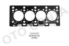 SILINDIR KAPAK CONTA CELIK MLS YM 0.70MM - OTOCONTA 42457005