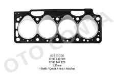 SILINDIR KAPAK CONTA 1.75MM R19 EXPRESS  - OTOCONTA 40113006