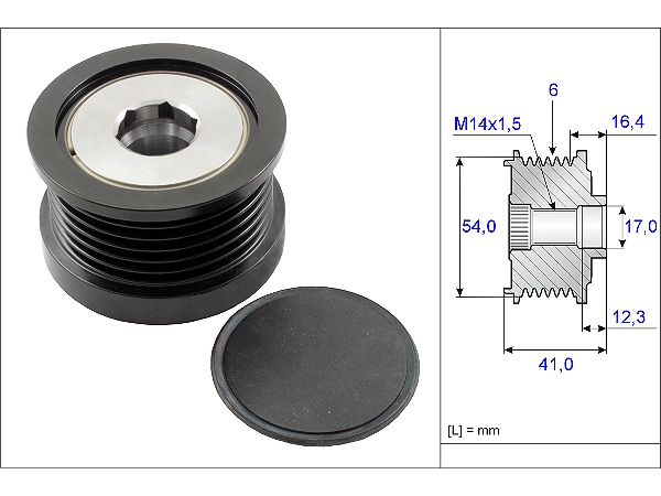 ALTERNATOR GERGI RULMANI EGEA 1.6D 15- 500L  - INA 535025910