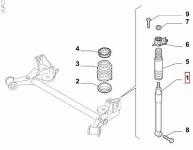 ARKA AMORTISOR FIAT EGEA 15 - OPAR 52072084