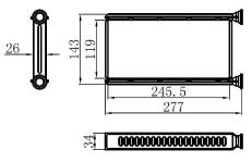 KALORIFER RADYATORU L200 2012 - ORIS KMI051026