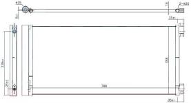 KLIMA BRAZING CONDENSER RENAULT TRAFFIC III - ORIS CRN980016