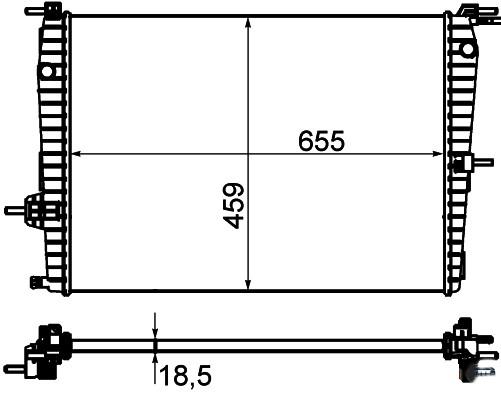 MOTOR SU RADYATORU BRAZING FLUENCE 1.6 BENZ - ORIS BRN059018