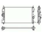 Radyator Brazing Astra J 09 2.0cdti Mek Ac Klimasiz 680x398x - ORIS BOP514026