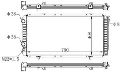 MOTOR SU RADYATORU BRAZING BOXER-DUCATO-JUM - ORIS BFI005026