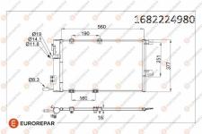 Klima Radyatoru Psa Astra G Zafira A X16xel 97-0098-01 18502 - EUROREPAR 1682224980