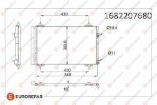 Klima Radyatoru Psa 307/partner Tepee/c4 B.m 02-6455.gh - EUROREPAR 1682207680