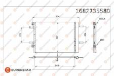 Klima Radyatoru Opel Grandland X 308 3008 Bm 18-3644520 - EUROREPAR 1682235580