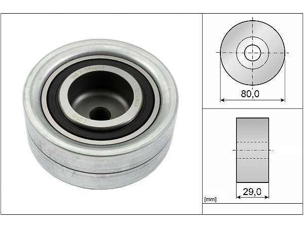 TRIGER GERGI RULMANI VOLKSWAGEN GOLF IV 1.9T - INA 532011110