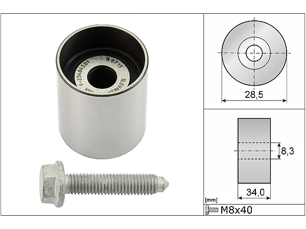 EKSANTRIK GERGI RULMANI YARDIMCI VW PASSAT-P - INA 532019710