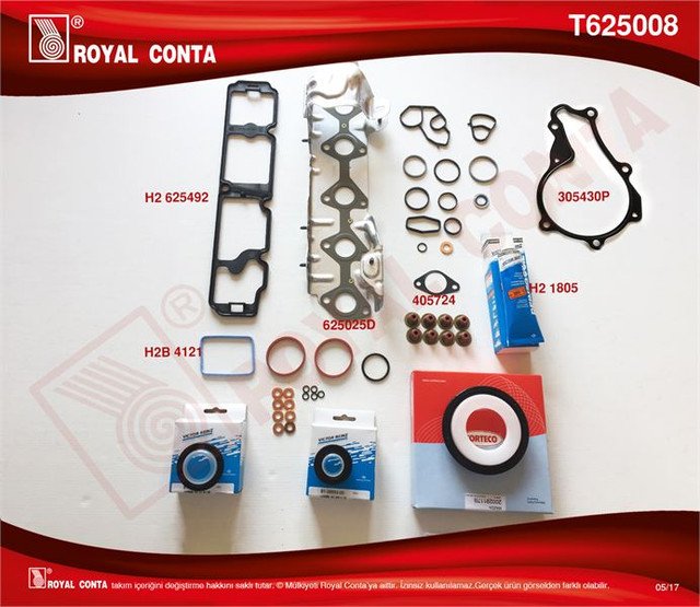 MOTOR TAKIM CONTA REINZ KECELI S.LASTIKLI TA - ROYAL T625008
