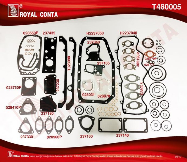 Motor Takim Contasi Alt/ust Kecesiz Scko-koo - ROYAL T480005