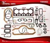 TAKIM CONTA KECESIZ RENAULT R12/TOROS 1.4 76 - ROYAL T005002