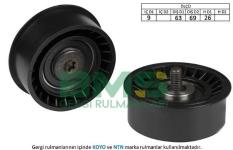 ALTERNATOR GERGI RULMANI 9x63/69x26 ASTRA F/G/H CO - BMS 165