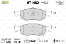 ON FREN BALATASI CORSA E 2014 14 JANT ARKA KA - VALEO 671482