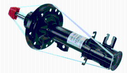 AMORTISOR ON GAZLI FIAT FIORINO 1.3/1.4 07 -. - SACHS 315124