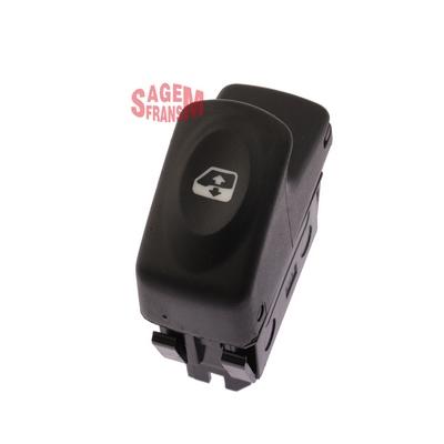 Cam Acma Dugmesi Clio Kangoo 6 Fis Siyah Tekli Oem -77008381 - SAGEMFRANS 500104