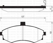 FREN BALATASI ON GDB3096 KORE ELANTRA/MATRI - SANGSIN SP1152