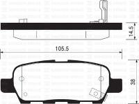 ARKA BALATA NISSAN XTRAIL2.0-2.2DCI 01 INFI - SANGSIN SP1184
