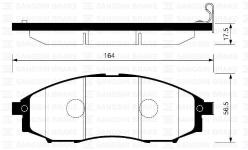 On Balata Nissan D22/yd25 Navara Pick-up King Cab 2.5di 4wd  - SANGSIN SP2078