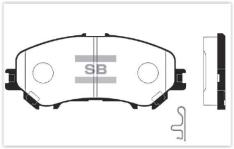 ON BALATA RENAULT KADJAR 15 QASHQAI 13 J11  - SANGSIN SP1715
