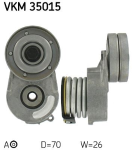 V Kayis Gergi Rulmani Kutuklu Astra H Combo Corsa C Meriva 1 - SKF VKM35015