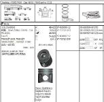 MOTOR PISTON SEGMAN 86,00MM STD PEUG - GOETZE 8772722STD000G