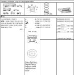 MOTOR PISTON SEGMAN TAKIM STD PEUGEO - GOETZE 8772772STD000G