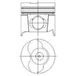 PISTON+SEGMAN STD 80.00MM KANGOO MEGAN - YENMAK 31-04165-000